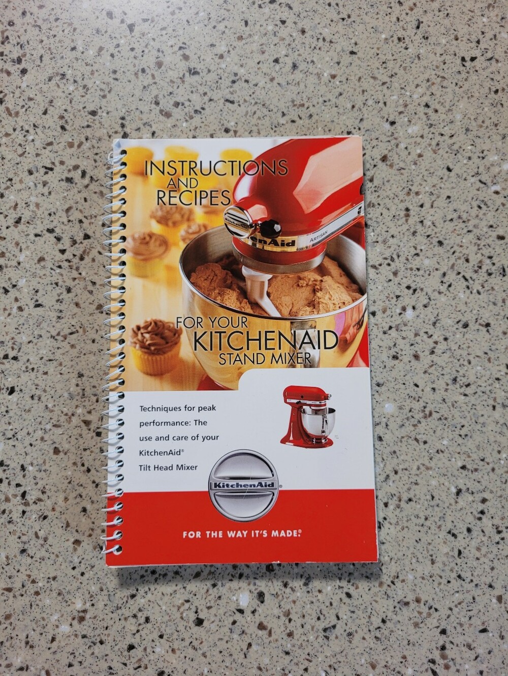 KitchenAid Stand Mixer Instructions and Recipes 2009 Spiral Bound Manual
